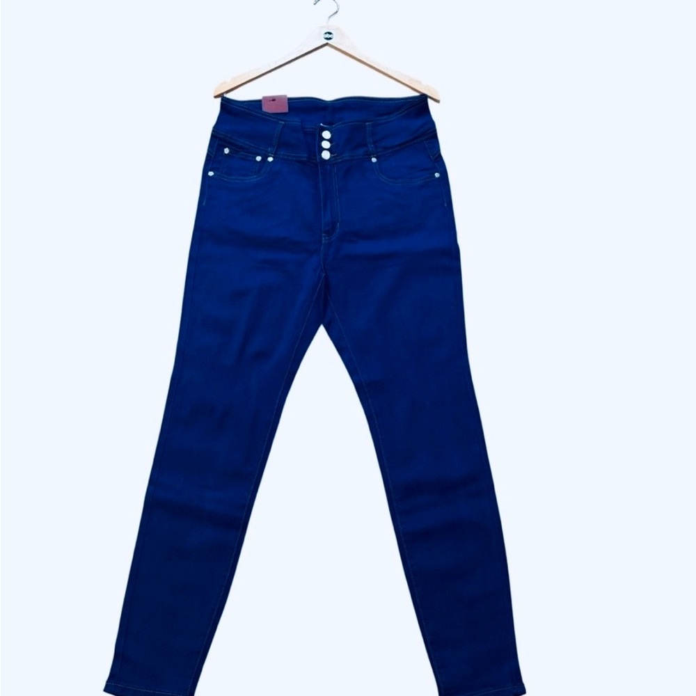 Y2K Movie and TV Clothes size 15/16 NWT womens dark BLUE DENIM JEANS
